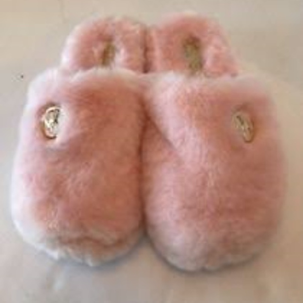 CHRISTMAS GIFT! MICHAEL KORS PINK SLIPPERS - Picture 2 of 4